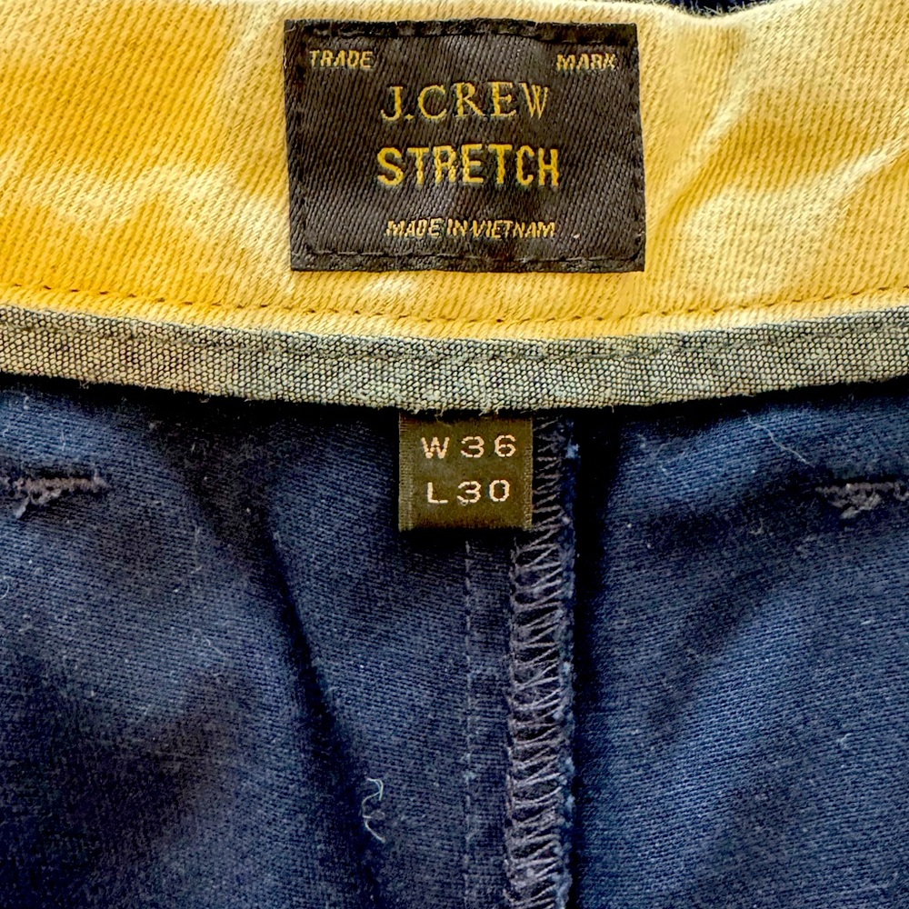 J.Crew Men’s 770 Straight Pant. Navy Blue 36x30